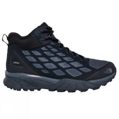 Botas The North Face Endurus Hike Mid GTX Hombre Negras / Gris Oscuro - Chile GUF049123